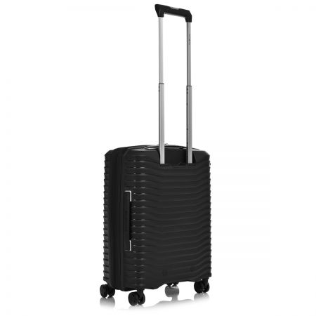 Βαλίτσα Σκληρή Upscape 159400 με 4 Ρόδες 55cm Χειραποσκευή Μαύρο | Ανά Προμηθευτή στο MrBag.gr