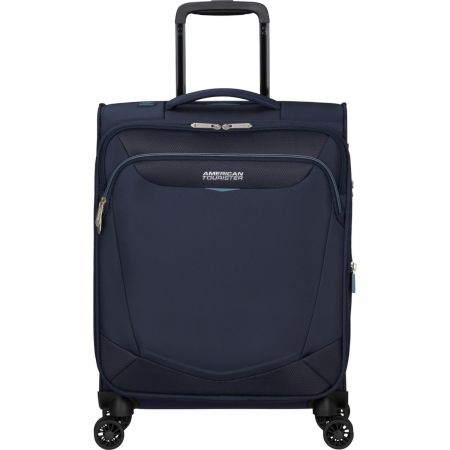 American Tourister Βαλίτσα Ταξιδίου Summeride 149498-1596 Καμπίνας με 4 Ρόδες Ύψους 55εκ. Μπλε 55 Χ 40 Χ 23/25 εκ. | Βαλίτσες στο MrBag.gr