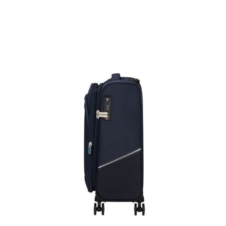 American Tourister Βαλίτσα Ταξιδίου Summeride 149498-1596 Καμπίνας με 4 Ρόδες Ύψους 55εκ. Μπλε 55 Χ 40 Χ 23/25 εκ. | Βαλίτσες στο MrBag.gr