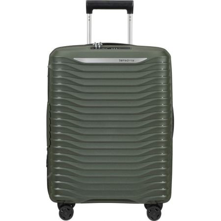 Βαλίτσα Σκληρή Upscape 159400 με 4 Ρόδες 55cm Χειραποσκευή Χακί 55x40x20/23 εκ. | Ανά Προμηθευτή στο MrBag.gr