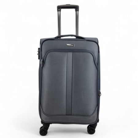 Βαλίτσα Diplomat ZC208-M με 4 Ρόδες Μεσαία Γκρι 68x41x27/31 εκ. |  στο MrBag.gr