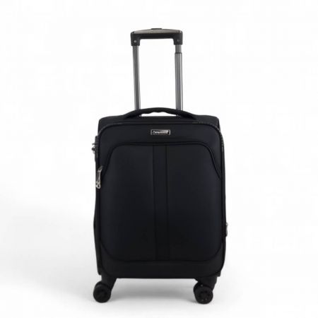 Βαλίτσα Diplomat ZC208-S με 4 Ρόδες Χειραποσκευή Μαύρη 55x39x23/26 εκ. |  στο MrBag.gr