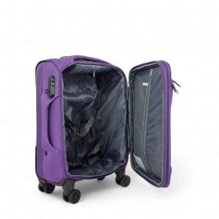 Βαλίτσα Diplomat ZC208-S με 4 Ρόδες Χειραποσκευή Μωβ 55x39x23/26 εκ. |  στο MrBag.gr
