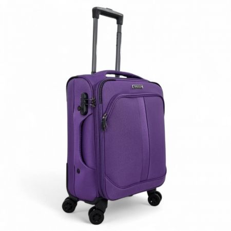 Βαλίτσα Diplomat ZC208-S με 4 Ρόδες Χειραποσκευή Μωβ 55x39x23/26 εκ. |  στο MrBag.gr