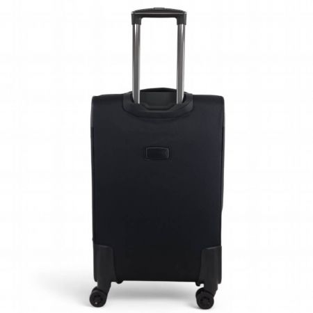 Βαλίτσα Diplomat ZC208-M με 4 Ρόδες Μεσαία Μαύρη 68x41x27/31 εκ. |  στο MrBag.gr