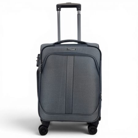 Βαλίτσα Diplomat ZC208-S με 4 Ρόδες Χειραποσκευή Γκρι 55x39x23/26 εκ. |  στο MrBag.gr