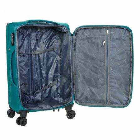 Βαλίτσα Diplomat ZC208-L με 4 Ρόδες Μεγάλη Πετρολ 78x46x34/38 εκ. |  στο MrBag.gr