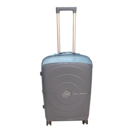 Βαλίτσα Σκληρή Travel Επεκτεινόμενη Μεσαία 65cm Μπλε |  στο MrBag.gr