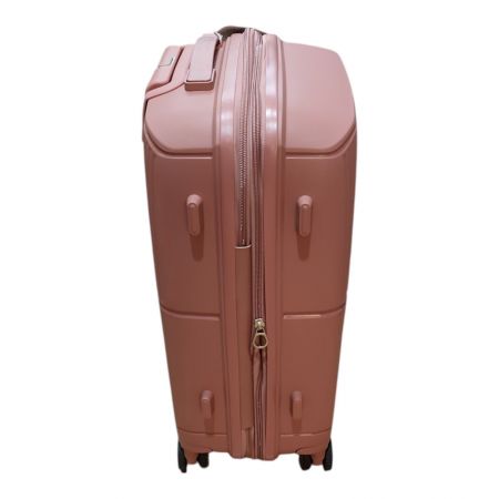 Βαλίτσα Σκληρή Travel Επεκτεινόμενη Μεγάλη 75cm Ροζ-Χρυσό |  στο MrBag.gr