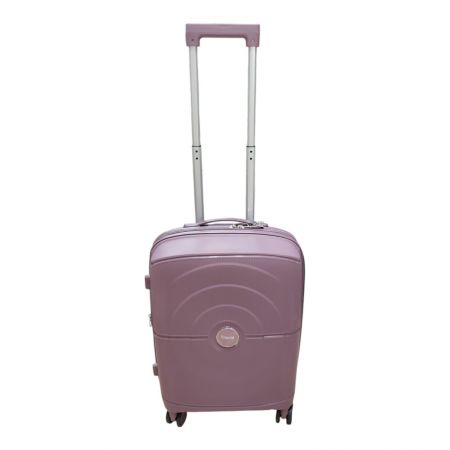 Βαλίτσα Σκληρή Travel Επεκτεινόμενη 55cm Χειραποσκευή Μωβ |  στο MrBag.gr