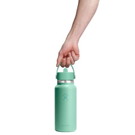 Hydro Flask Wide Flex Μπουκάλι Θερμός Ανοξείδωτο 946ml με Καλαμάκι και Λαβή Mermaid Green |  στο MrBag.gr